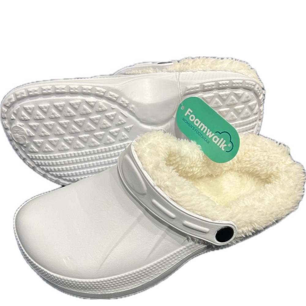 Women's White Slippers